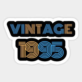 Vintage 1995 - 25th Birthday Gift Sticker